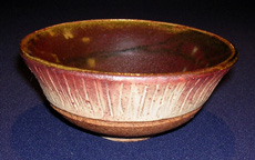 Inscribed salt Fired Bowl