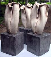 Three Amphora, back view