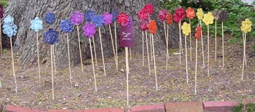 Bunches of Flower Sticks